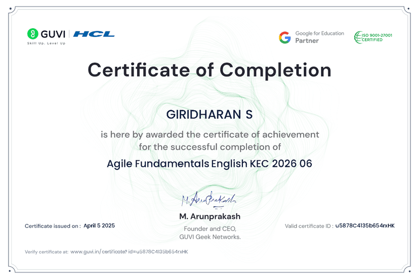 Agile Methodologies
