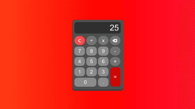 Image for calculator web app